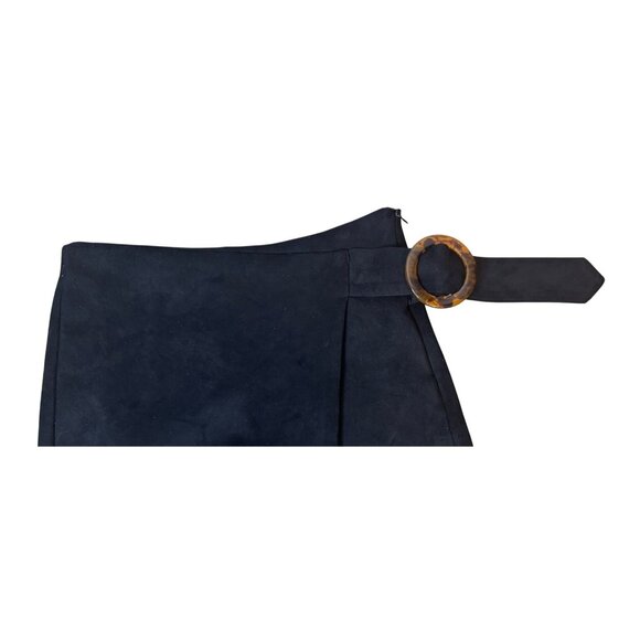 2/$30 ZARA XS Black Skort With Tortoise Ring Detail Polyester & Elastane - Picture 8 of 12